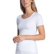 Calida Natural Comfort T-shirt Hvit bomull X-Small Dame