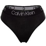 Calvin Klein Truser Body Cotton High Waist Thong Svart bomull Small Da...