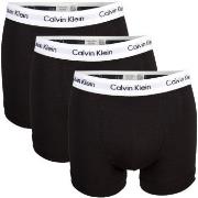 Calvin Klein 3P Cotton Stretch Trunks Svart/Hvit bomull Small Herre