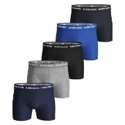 Björn Borg 5P Essential Shorts Solids Blå/Grå bomull Large Herre