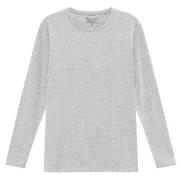 Bread and Boxers Long Sleeve Crew Neck Grå økologisk bomull X-Large He...