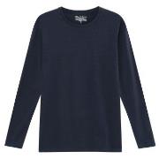 Bread and Boxers Long Sleeve Crew Neck Marine økologisk bomull X-Large...