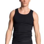 Calida Cotton Code Athletic Shirt Svart bomull Large Herre