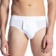 Calida Cotton Code Brief With Fly Hvit bomull Large Herre