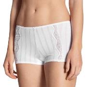 Calida Truser Etude Toujours High-Waist Panty Hvit bomull X-Small Dame