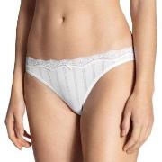 Calida Truser Etude Toujours Low Cut Brief Hvit bomull Small Dame