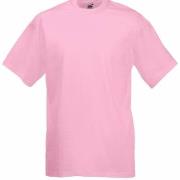 Fruit of the Loom Valueweight Crew Neck T Rosa bomull Small Herre