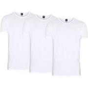 Claudio 3P Organic Cotton T-Shirt Hvit økologisk bomull X-Large Herre