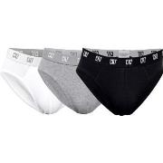 CR7 Cristiano Ronaldo 3P Basic Brief Svart/Hvit bomull Medium Herre