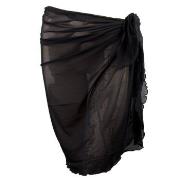 Damella Greta Basic Mesh Sarong Svart One Size Dame