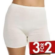 Damella Truser Wool And Silk Shorts Vanilje ull 40 Dame