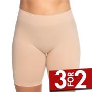 Decoy Seamless Shorts Beige S/M Dame