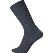 Egtved Strømper Wool Broadrib Sock Marine ull Str 38/40