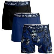Muchachomalo 3P Cotton Stretch Fox Boxer Blå Mønster bomull X-Large He...