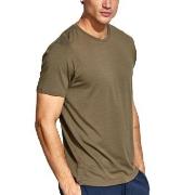 Panos Emporio Base Bamboo Tee Oliven Large Herre