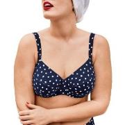 Rosa Faia Blue Dots Luna Big Cup Bikini Bra Marine F 42 Dame