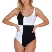 Saltabad Jackie Swimsuit Svart mønstret polyester 38 Dame