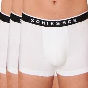 Schiesser 3P 95-5 Organic Cotton Rio Boxer Hvit Medium Herre