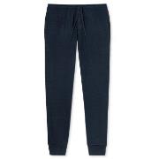 Schiesser Mix and Relax Lounge Pants With Cuffs Mørkblå bomull Large H...