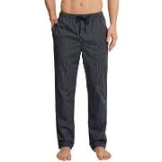 Schiesser Mix and Relax Woven Lounge Pants Mørkblå vevd bomull XX-Larg...