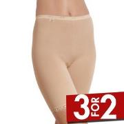 Sloggi Truser Dam Basic Long Beige bomull 48 Dame