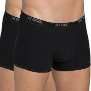 Sloggi 2P For Men Basic Short Svart bomull XX-Large Herre