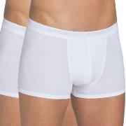 Sloggi 2P For Men Basic Short Hvit bomull Large Herre