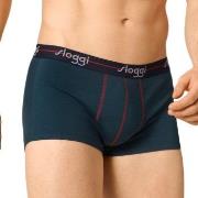 Sloggi 2P For Men Start Hip Blå/Grønn bomull X-Large Herre