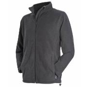 Stedman Active Fleece Jacket For Men Grå polyester X-Large Herre
