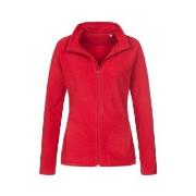 Stedman Active Fleece Jacket For Women Rød polyester X-Large Dame