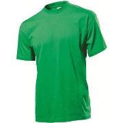 Stedman Classic Men T-shirt Eplegrønn bomull Large Herre