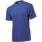 Stedman Classic Men T-shirt Royalblå bomull 3XL Herre