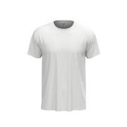 Stedman Classic Men T-shirt Hvit bomull Small Herre