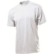 Stedman Classic Men T-shirt Hvit bomull XX-Large Herre