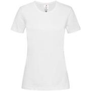 Stedman Classic T Organic Women Crew Neck Hvit økologisk bomull X-Larg...