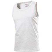 Stedman Classic Tank Top Men Hvit bomull Large Herre