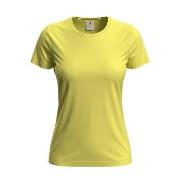 Stedman Classic Women T-shirt Gul bomull X-Large Dame