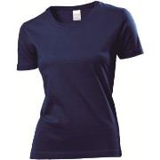 Stedman Classic Women T-shirt Marine bomull XX-Large Dame