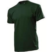 Stedman Comfort Men T-shirt Mørkgrørnn  bomull Medium Herre