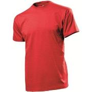 Stedman Comfort Men T-shirt Rød bomull Medium Herre