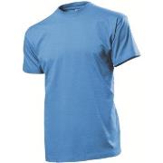 Stedman Comfort Men T-shirt Lysblå bomull Large Herre