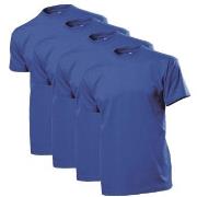 Stedman 4P Comfort Men T-shirt Royalblå bomull Medium Herre