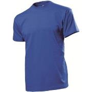 Stedman Comfort Men T-shirt Royalblå bomull X-Large Herre