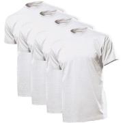 Stedman 4P Comfort Men T-shirt Hvit bomull Large Herre
