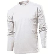 Stedman Comfort-T Long Sleeve Hvit bomull Medium Herre