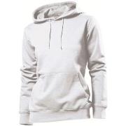 Stedman Sweatshirt Hooded Women Hvit Medium Dame