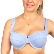 Sunseeker Rustic Sweetheart Underwire Bikini Bra Lysblå polyamid D 44 ...