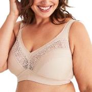 Swegmark BH Cotton Star Soft Bra Beige bomull C 75 Dame