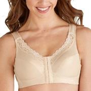 Swegmark BH Maj Front Closure Soft Bra Beige C 80 Dame