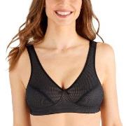 Swegmark BH Net Organic Cotton Soft Bra Svart C 90 Dame